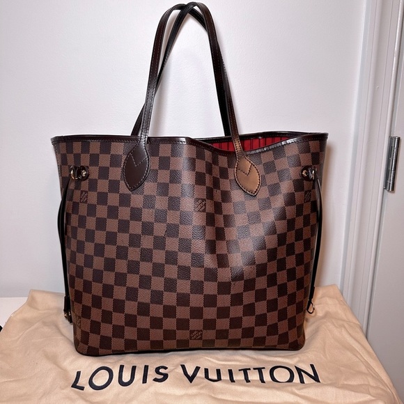 Louis Vuitton Handbags - 🔥LOUIS VUITTON Neverfull MM Tote Bag Damier Ebene Handbag Brown🔥